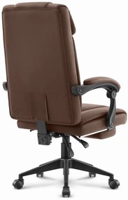 Офис стол HC-1029 BROWN с поставка за крака