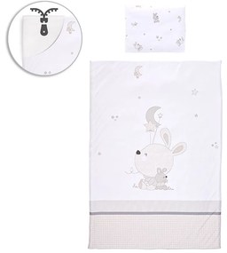LORELLI Classic Сет от 5 части COSY LITTLE RABBITS СИВО