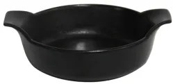 Horecano - Керамична тавичка кръг dia черна 15x5,5см (1508)