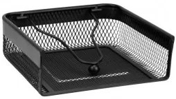 Horecano - Метален салфетник хоризонтален 18,5x18,5xh6,5см MATT BLACK HOME-(KM033A)
