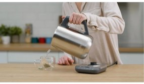 Електрическа кана с терморегулатор Ninja KT201EU, 3000W, 1.7 л, Кипване за 50 секунди, Интелигентни настройки, Инокс