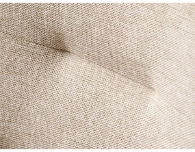 Кремав тапициран трапезен стол с подлакътници Roxana – Unique Furniture