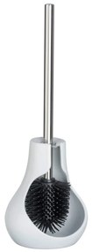 Бяла керамична четка за тоалетна Neo Drop - Wenko