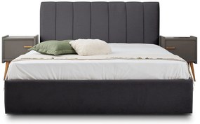 Тапицирано легло New York-Anthraki-150 x 200-Με μηχανισμό ανύψωσης