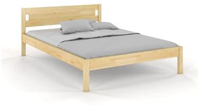 Двойно легло от борова дървесина 140x200 см в естествен цвят Laxbaken - Skandica