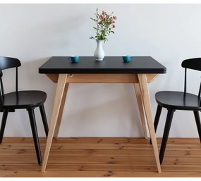 Сгъваема маса за хранене с бял плот 65x90 cm Envelope - Ragaba