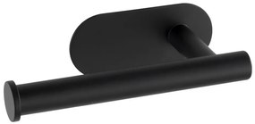 WENKO 24287100-Държач за тоалетна хартия TURBO-LOC OREA BLACK 16x7 cm неръждаема стомана/черен