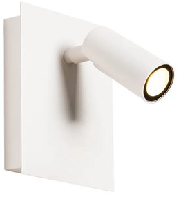 Модерна външна стенна лампа бяла с LED IP54 - Simon