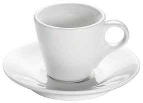 Бяла порцеланова чаша с чинийка Basic Espresso, 70 ml - Maxwell &amp; Williams