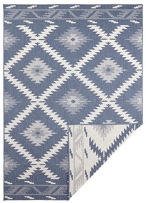 Синьо-кремав килим на открито , 80 x 150 cm Malibu - NORTHRUGS