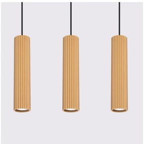 Висящо осветително тяло в златист цвят Gleam – Sollux