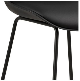 Черен бар стол (височина на седалката 76 cm) Tina – Actona