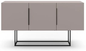 Нисък скрин в сиво-бежово 150x80 cm Titan - Marckeric