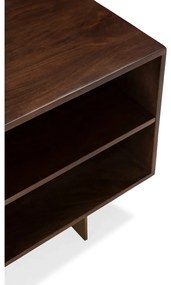 Кафява маса за телевизор от масивно манго 145x55x40 cm Trisha – MOME