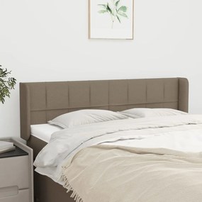 3118770 vidaXL Горна табла за легло, таупе, 147x16x78/88 см, плат