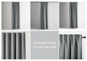 Сиво термо/dimout перде 140x245 cm Kierra – Restilo