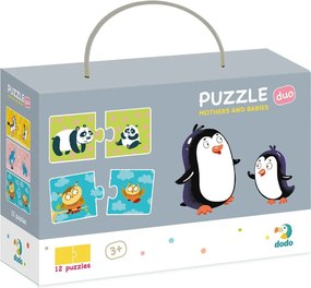 Dodo - Пъзел DUO - Майки и бебета