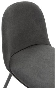 Тъмносиви трапезни столове в комплект от 4 бр. Malila – Marckeric