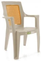 Стол с подлакътник "ELEGANCE MATTED"  62x57xh88см капучино - NOVUSSI