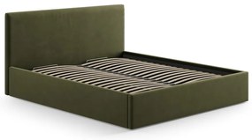 Зелена тапицирана табла за легло 190,5x100 cm Remo – Micadoni