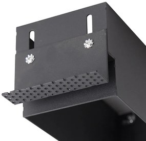 Вграден прожектор черен наклоняем и въртящ се без рамка 2-точки - Oneon Honey