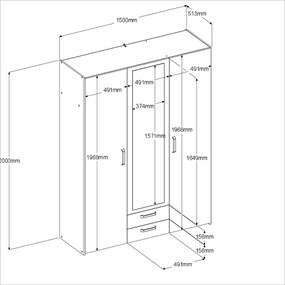 Мечта за гардероб 3-door