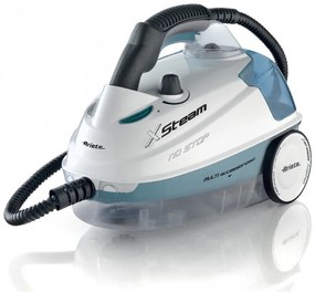 Парочистачка Ariete XSTEAM 4147/02, 1500W, 4 bar, 0.6 л, Дезинфекция, Без следи от влага, Регулируема пара, Бял/син