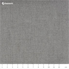 Светлосиво единично легло 120x200 cm тапицирано без ламелно дъно Mattis – Meise Möbel