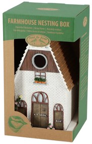 Бяла къщичка за птици Farm House - Esschert Design