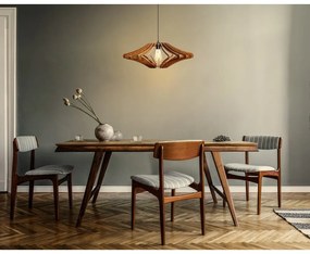 Висящо осветително тяло в естествен цвят ø 47 cm – Opviq lights