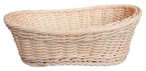 Водоустойчив панер PVC елипса натурал 29x19xH10см GCC-(674005N-OT)