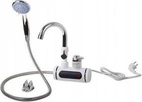 Проточен бойлер със слушалка и LCD дисплей 3000W/230V IPX4 бял