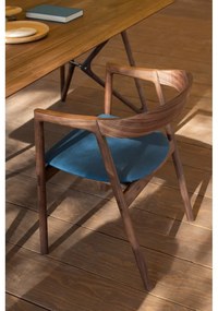 Трапезен стол в син и кафяв стол Muna – Gazzda