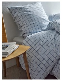 Светлосиньо единично спално бельо от памук Renforcé 140x200 cm Vista – Södahl