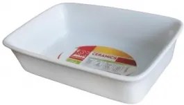 Horecano - Керамична тава правоъгълна бяла 19.8x12.8x4.8см (YR15135G1-7.75)
