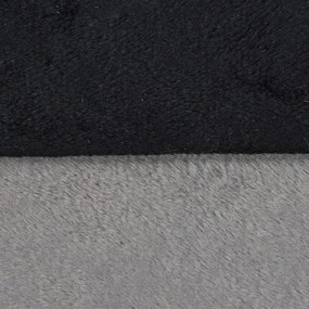 Сиво велурено легло за домашни любимци за куче ø 50 cm Flakes – Love Story