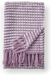 Одеяло в цвят лавандула 125x150 cm Stab Stitch – Catherine Lansfield