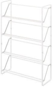 Бяла метална рамка за стойка за обувки - YAMAZAKI