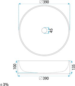 Умивалник за плот Rea Destiny