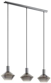 Eglo 97424 - Полилей на верижка PONZANO 3xE27/60W/230V