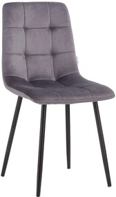 Кухненски стол Mona-Сив (4) парчета