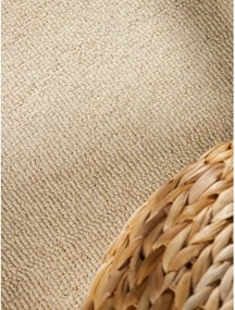 Бежов ръчно изработен вълнен килим 160x230 cm Puristic Knots – Elle Decoration