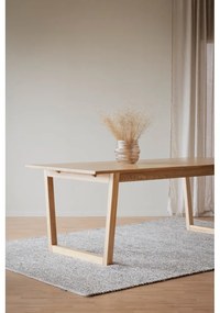 Естествена трапезна маса в дъбов декор , 215 x 96 cm Colonsay - Rowico