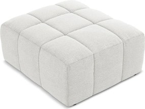 Бяла табуретка от прежда с примки от букле Aloha – Makamii