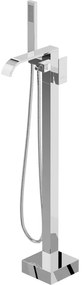 Mexen Lava свободно стоящ смесител за вана, хром - 752433-00