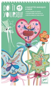 Комплект за изработване на 4 вълшебни пръчици Фея - Djeco