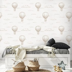 Самозалепващ тапет – Балони с горещ въздух в облаците