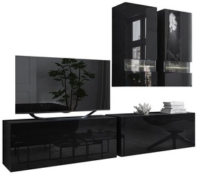 Състав за хол Dijon - черен