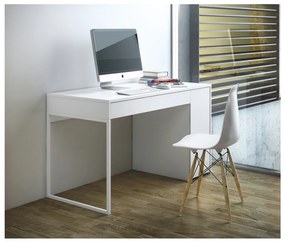 Бяла работна маса Prado - TemaHome