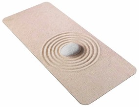 Светлокафяв килим за баня 50x120 cm Serena – douceur d'intérieur